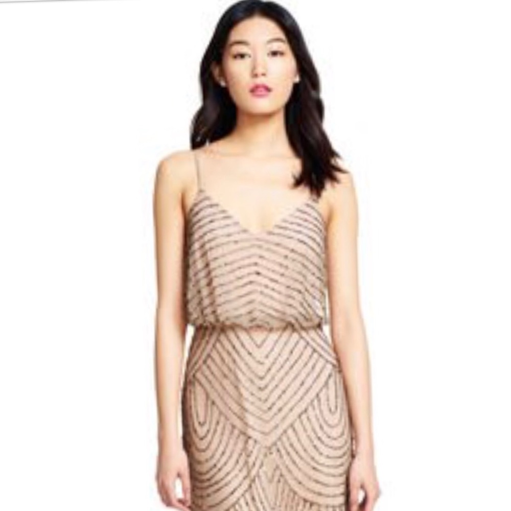 Adrianna Papell Beaded Gown